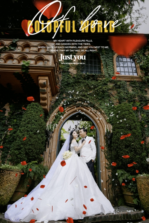 Hình cưới phim trường 